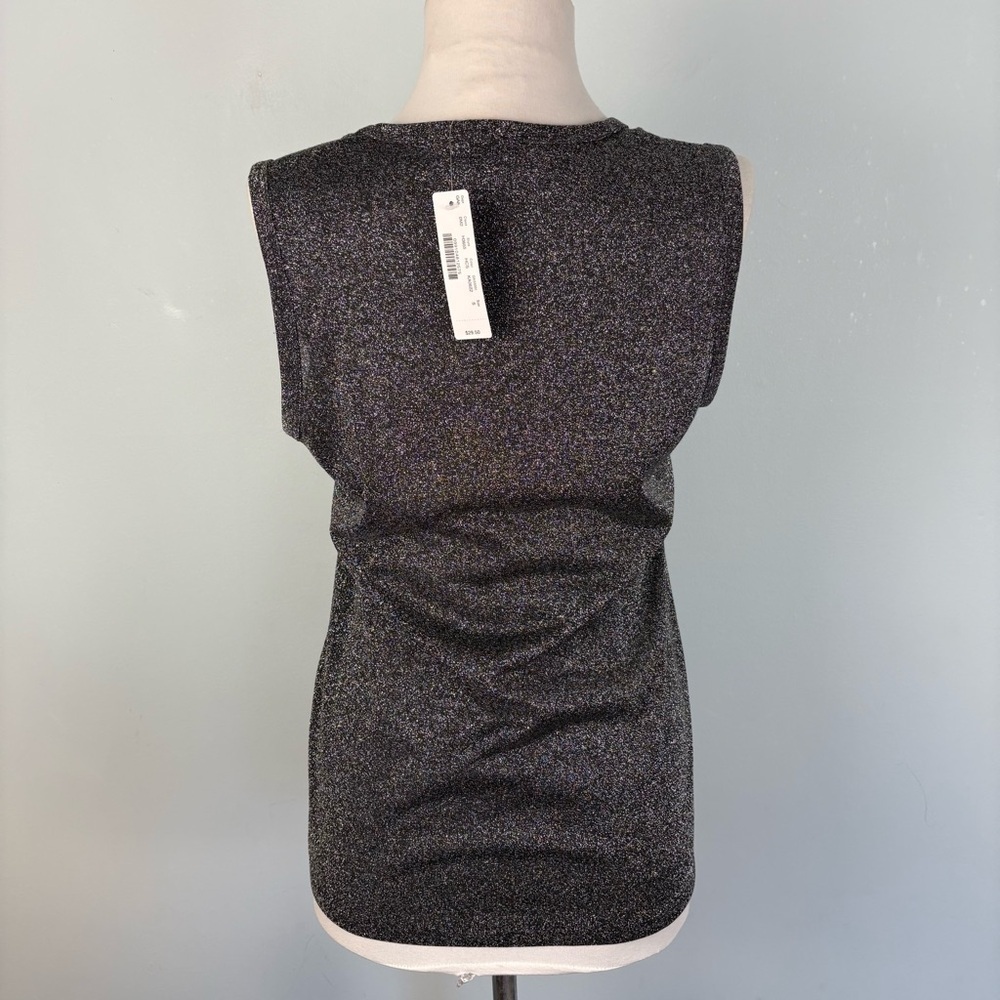 Sparkly Silver Sleeveless Top - Picture 4 of 9